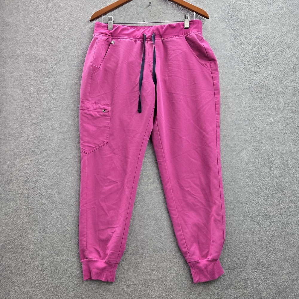 FIGS Women Scrub Pants M-P Pink Zamora Jogger Technical Collection PO#2330 25"